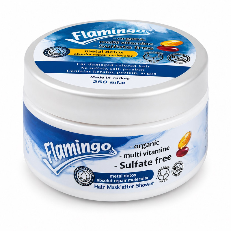 ماسک مو‌بعد از حمامflamingo